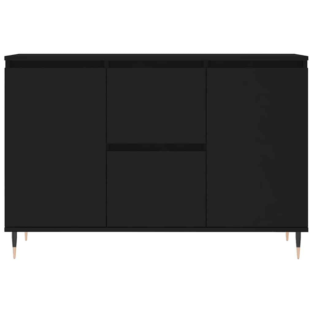 Sideboard Schwarz 104x35x70 cm Holzwerkstoff